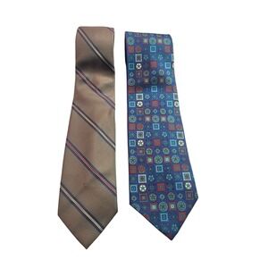 Christian Dior Silk Neckties Set - Designer Dress Ties - Men's Fashion